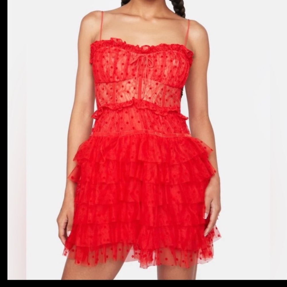 For love And Lemons Jules Mini Dress❤️